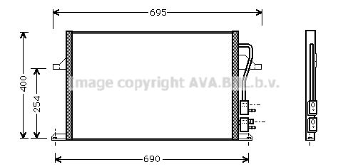 AVA QUALITY COOLING Kondensaator,kliimaseade FDA5259